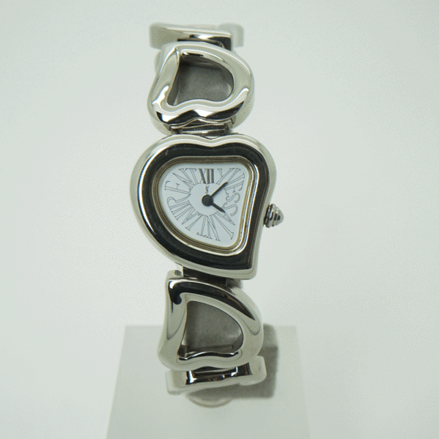 品番NO18576イヴ・サンローラン YSL ハート型 アナログ時計