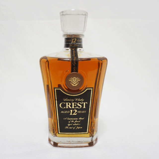 サントリー クレスト12年(初期ボトル) 箱付き ブレンデッド  ウイスキー